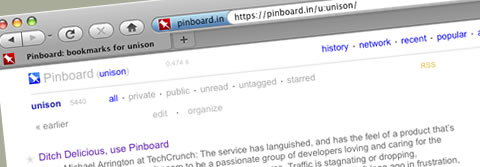 Bookmarks on the move