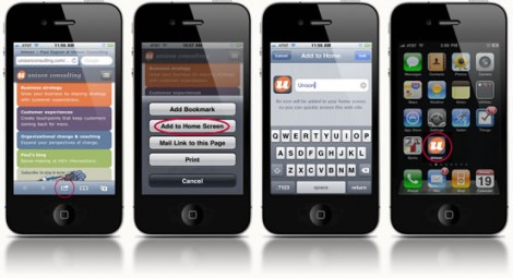 iPhone add to screen photo